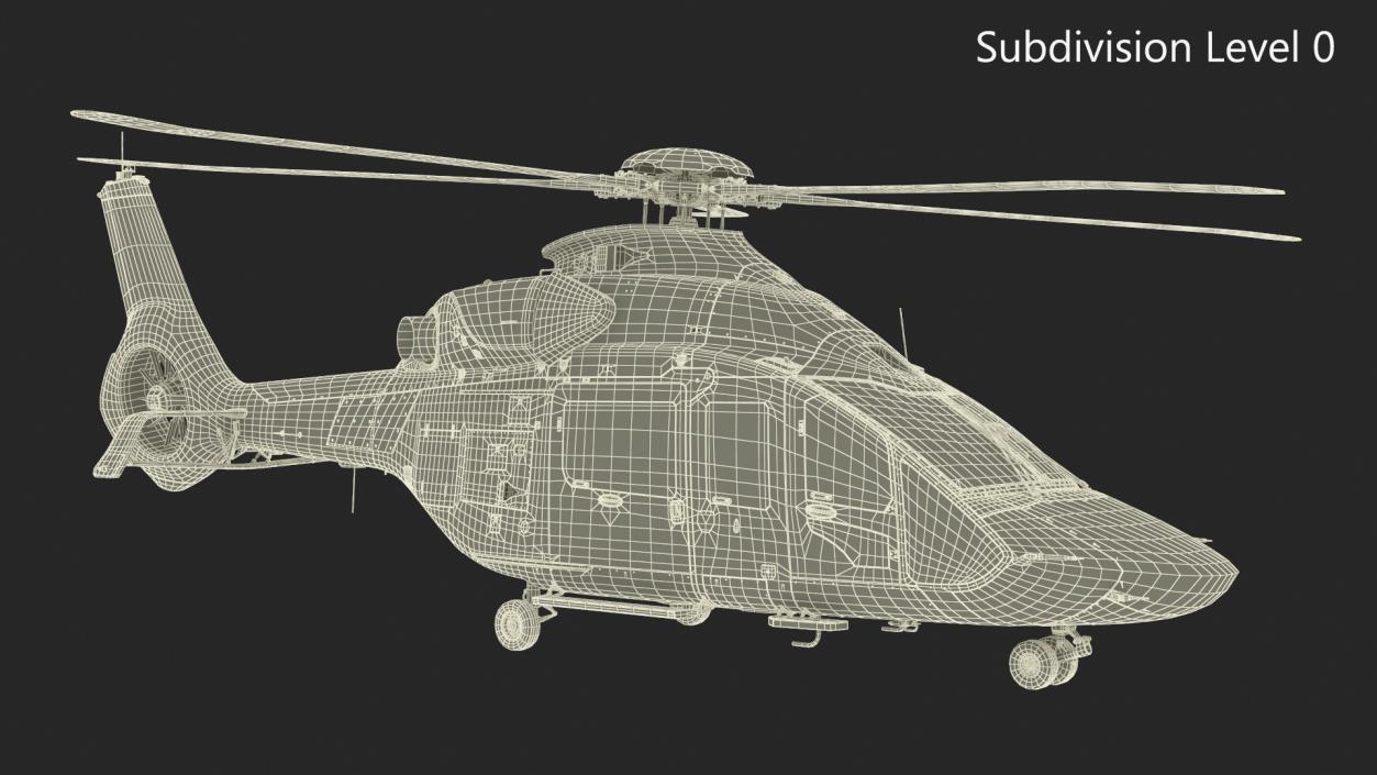 3D model Medium Private Helicopter