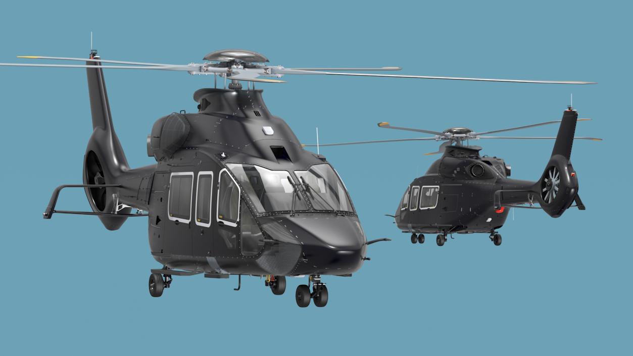 3D model Medium Private Helicopter