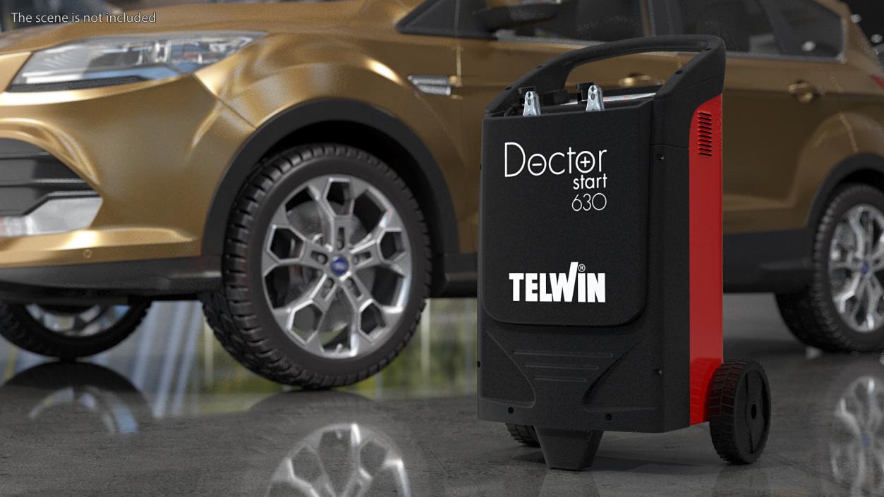 3D Telwin Multifunction Battery Charger Doctor Start 630 model