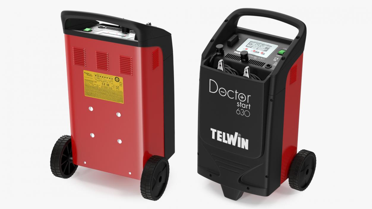 3D Telwin Multifunction Battery Charger Doctor Start 630 model