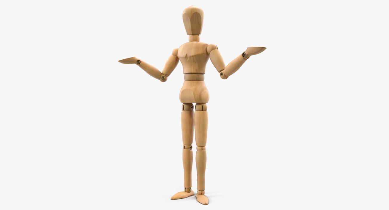 3D model Dummy Doll Surprised Pose