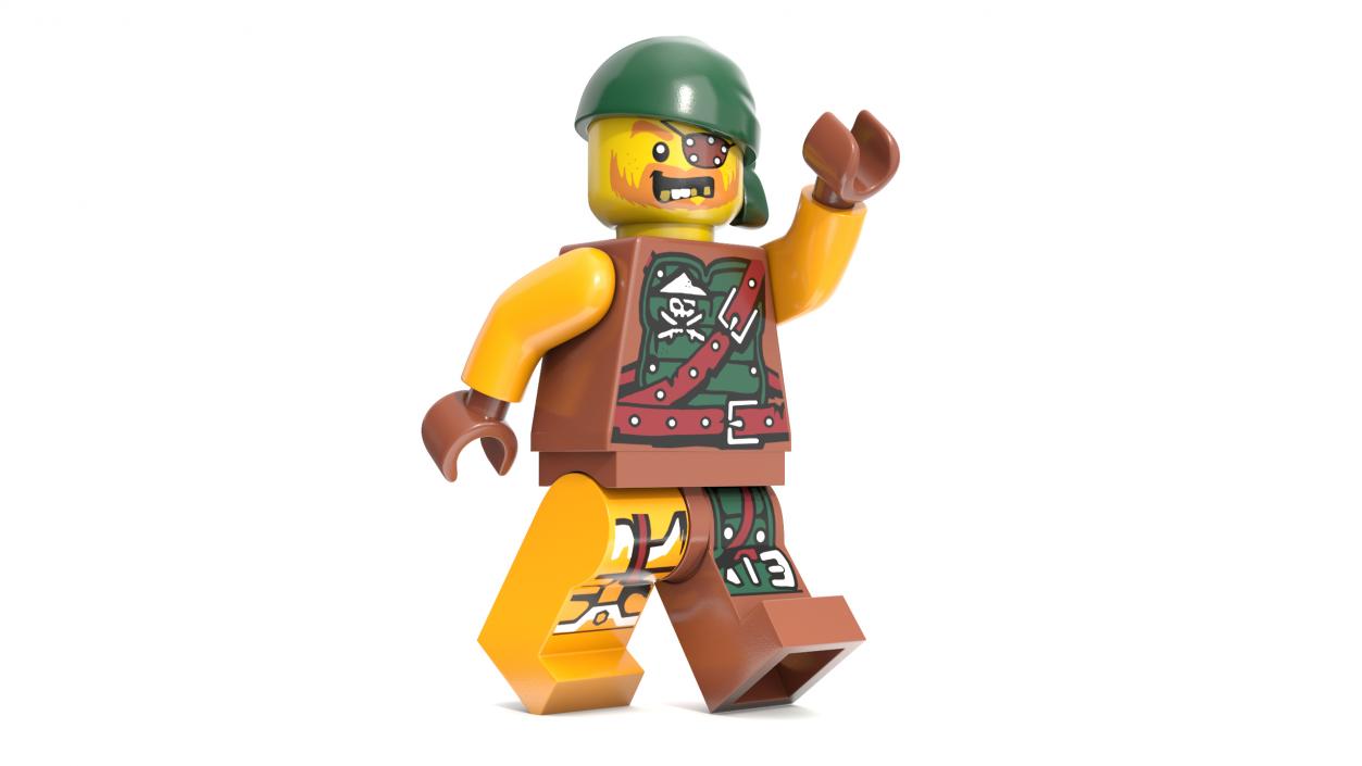 Rigged LEGO Minifigures Collection 3D model