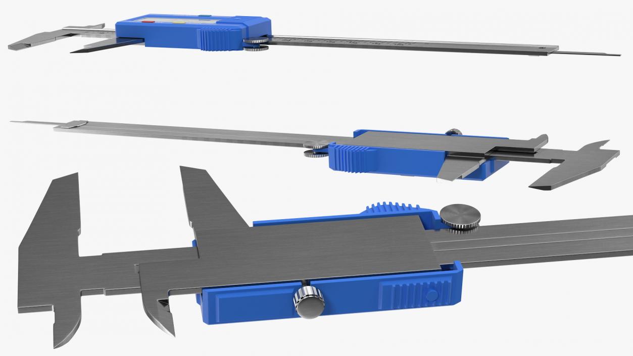 3D model LCD Digital Vernier Caliper Generic