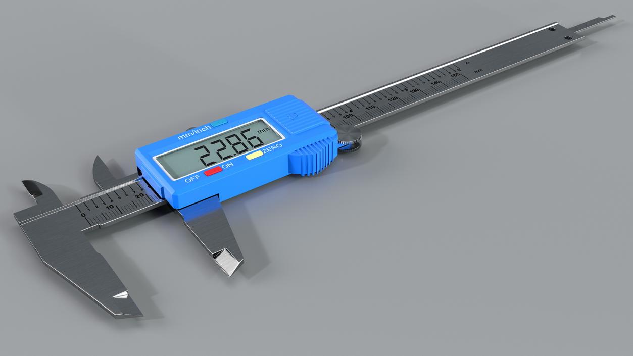 3D model LCD Digital Vernier Caliper Generic