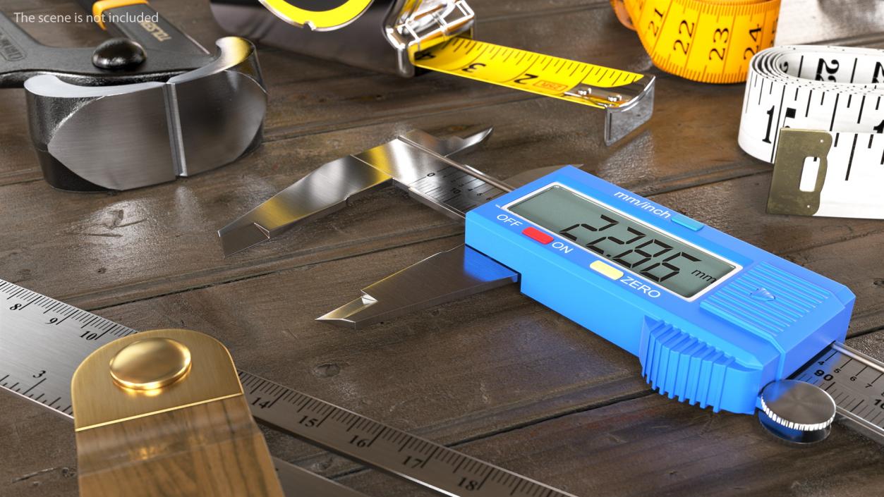 3D model LCD Digital Vernier Caliper Generic