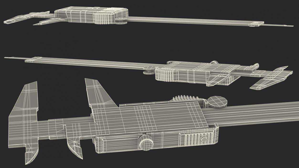 3D model LCD Digital Vernier Caliper Generic