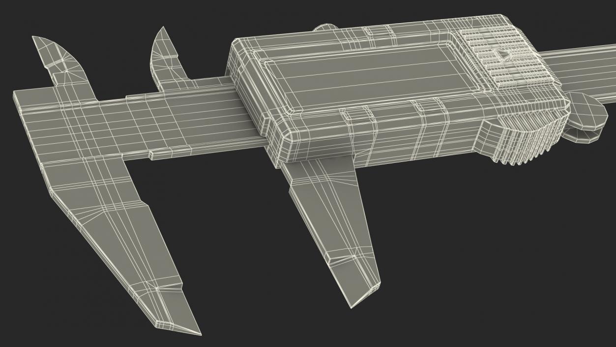 3D model LCD Digital Vernier Caliper Generic