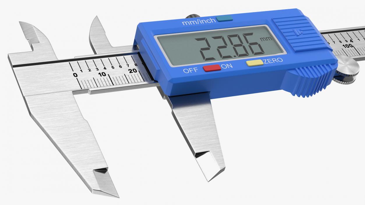 3D model LCD Digital Vernier Caliper Generic