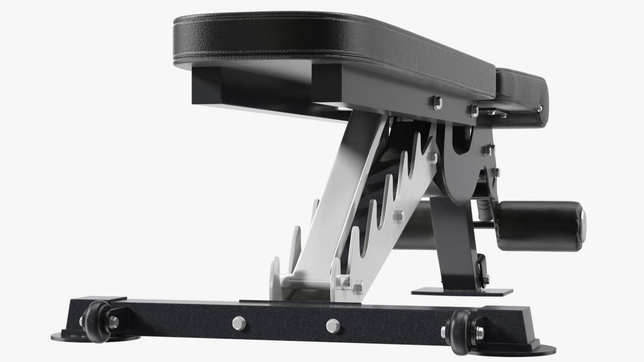 3D Adjustable Bench Press Black model