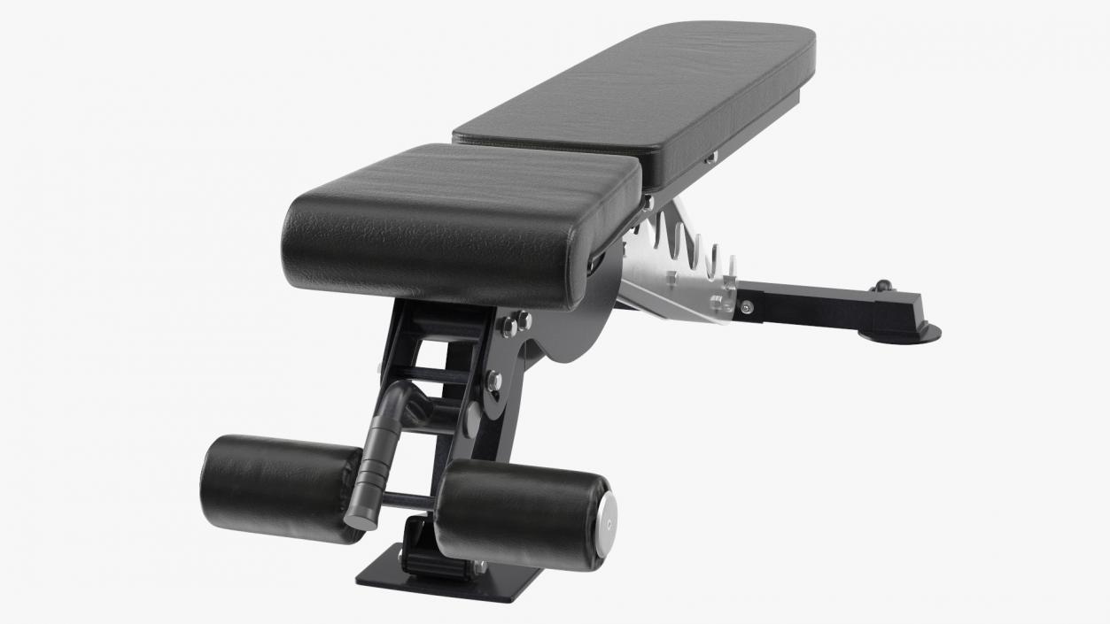 3D Adjustable Bench Press Black model