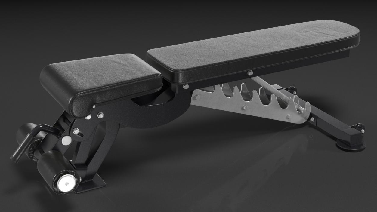 3D Adjustable Bench Press Black model