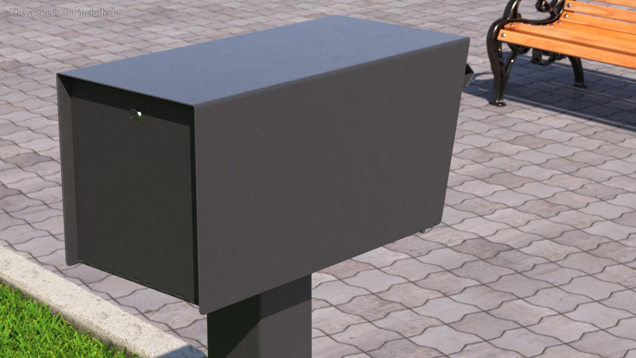 3D model Locking Mailbox