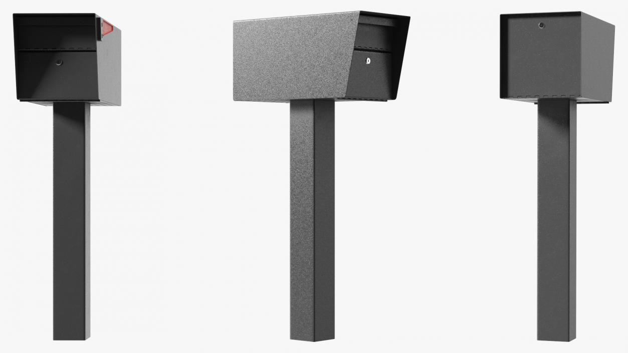 3D model Locking Mailbox