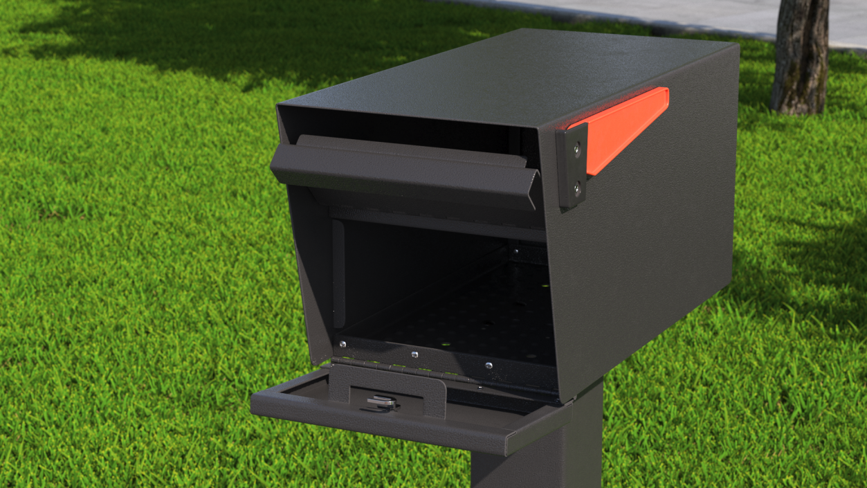 3D model Locking Mailbox