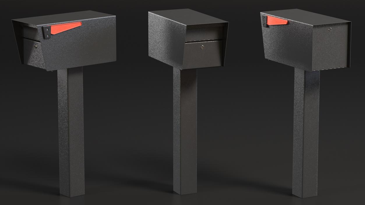 3D model Locking Mailbox