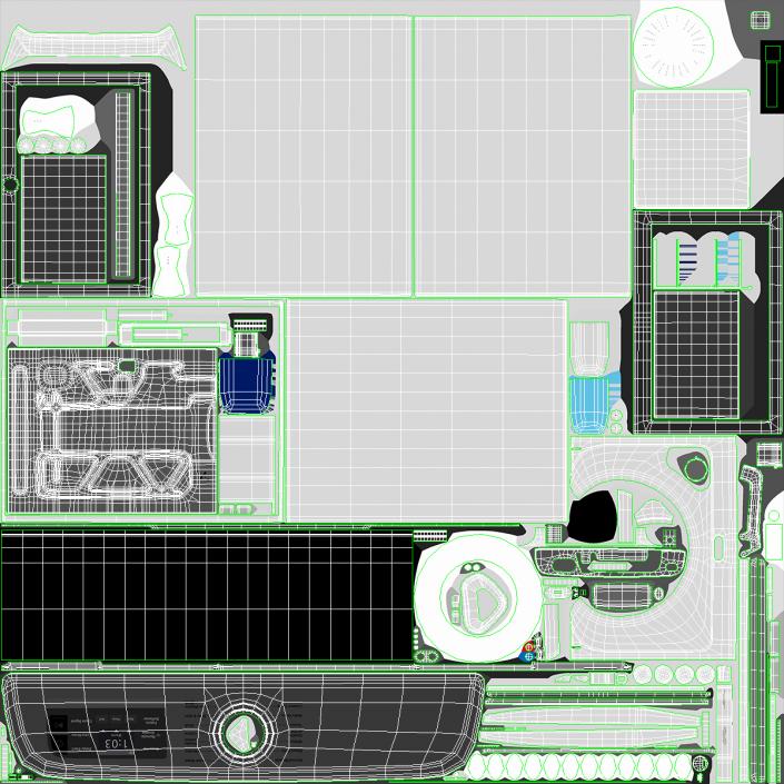 3D model Top Load Washer