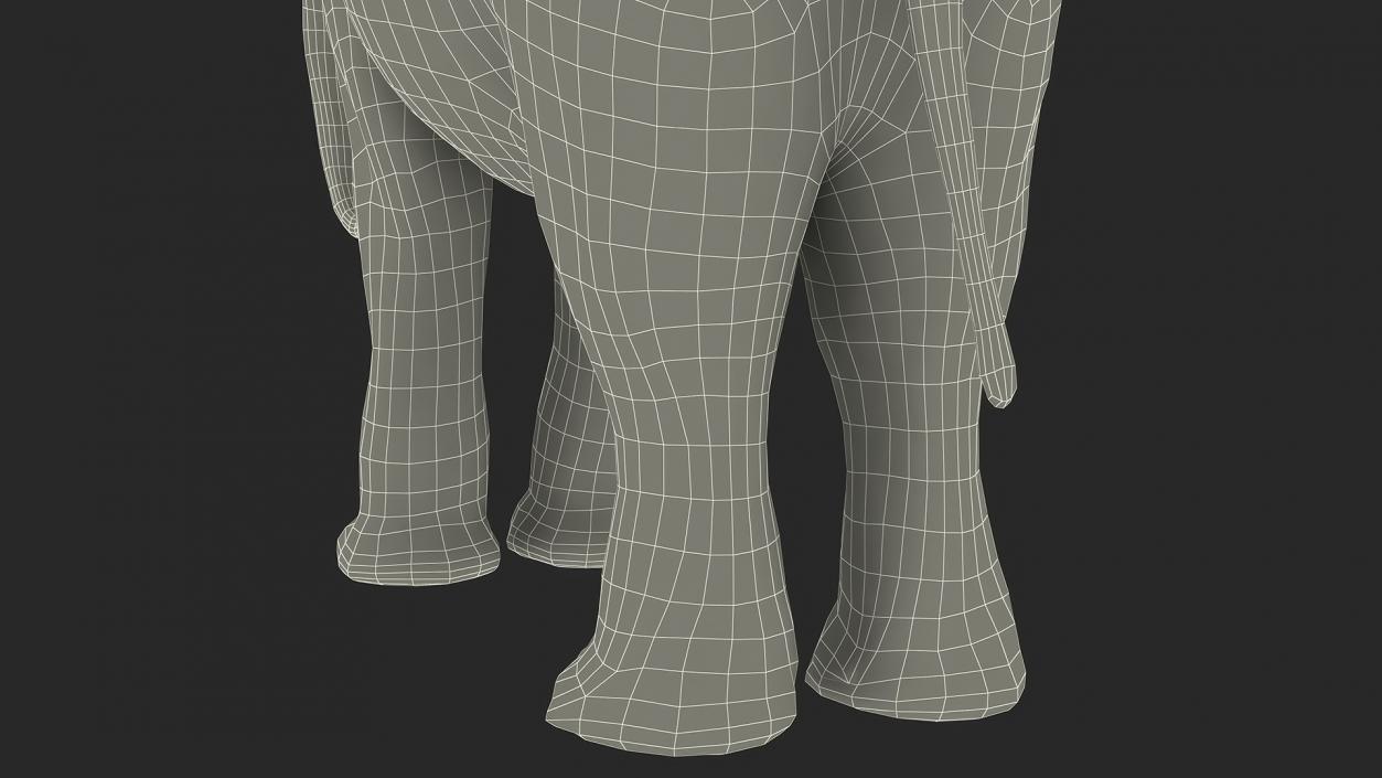 Baby Elephant Rigged 2 3D