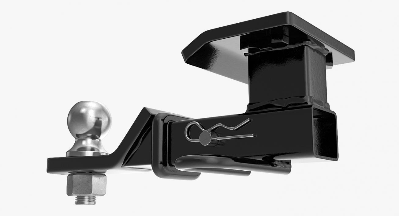 3D Loaded Ball Mount Hitch model