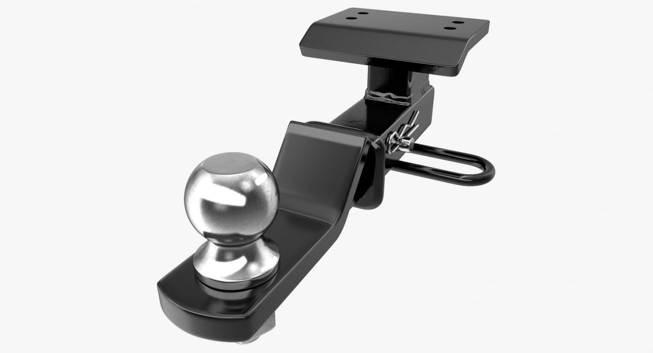 3D Loaded Ball Mount Hitch model