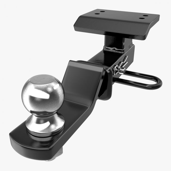 3D Loaded Ball Mount Hitch model