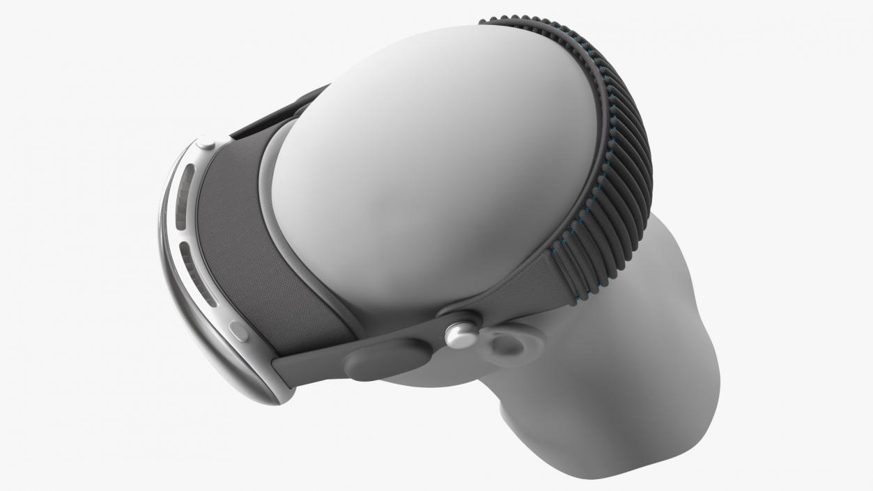 3D model Shared Reality Headset on Mannequin Head