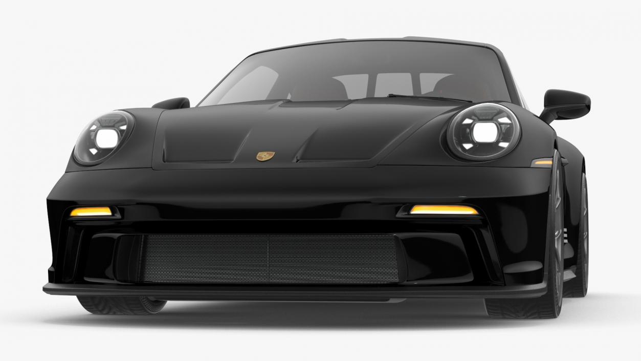 Sport Car Porsche 911 2024 Black 3D