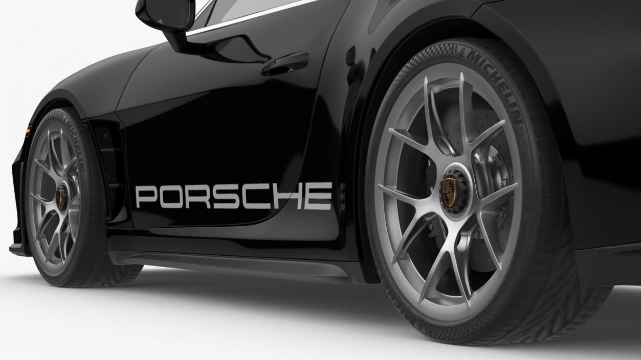 Sport Car Porsche 911 2024 Black 3D