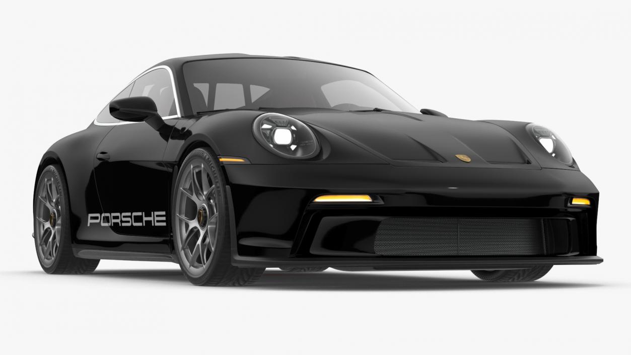 Sport Car Porsche 911 2024 Black 3D