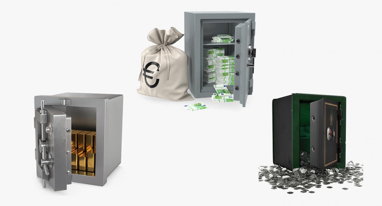 3D Safes with Cash Collection