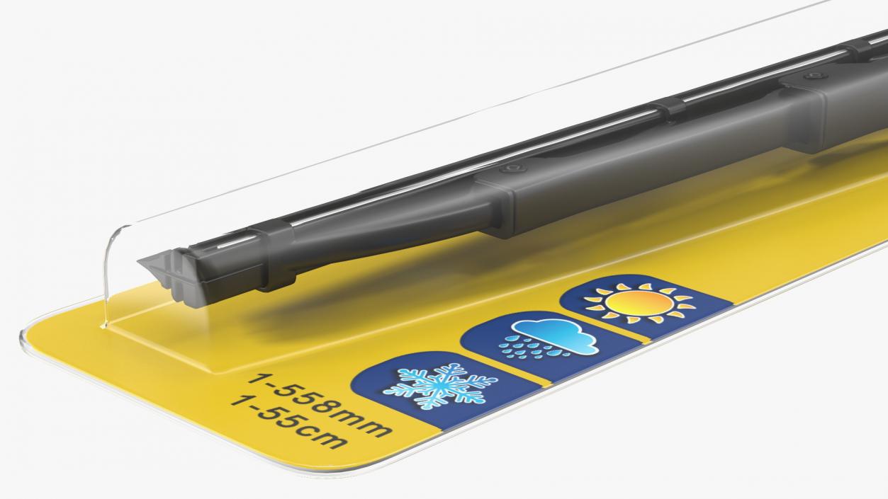 Windscreen Wiper in Packaging 3D model