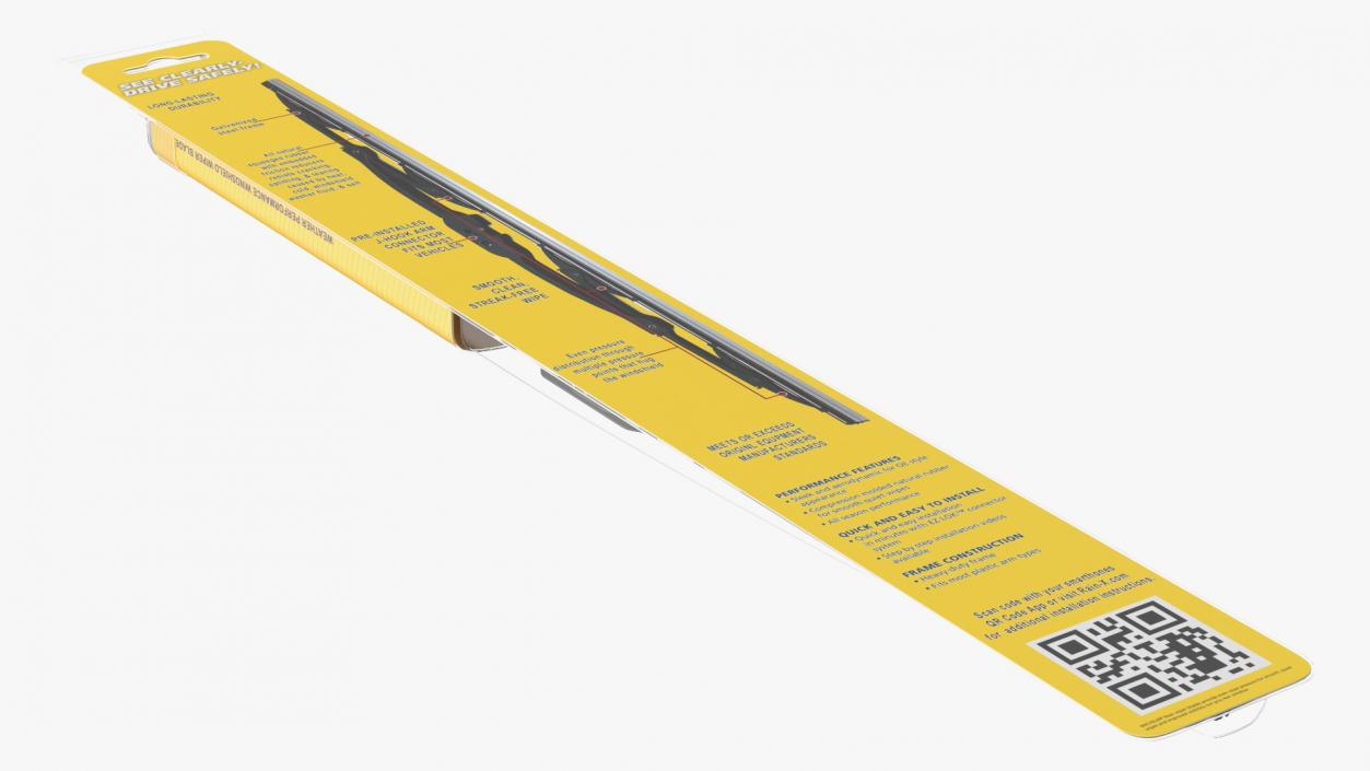 Windscreen Wiper in Packaging 3D model