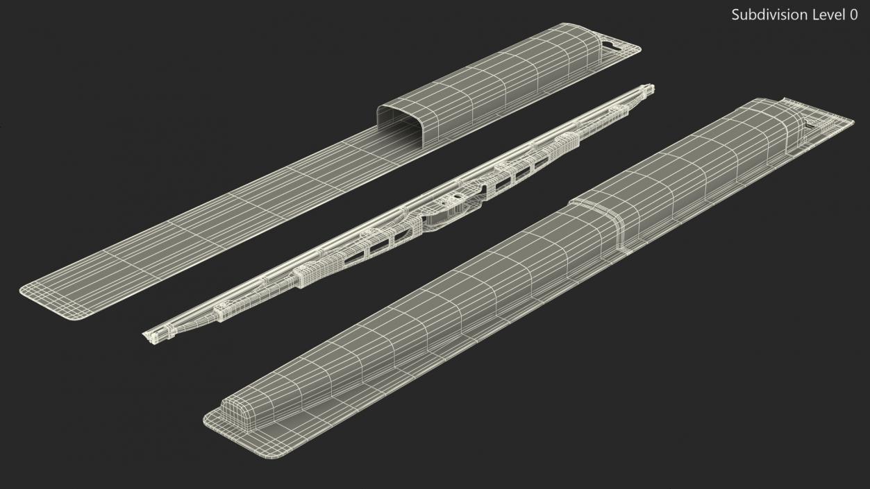 Windscreen Wiper in Packaging 3D model