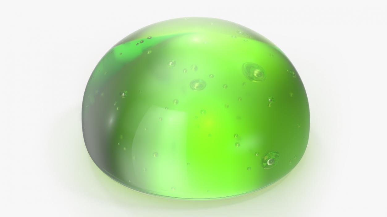 Green Gel Drop 3D model