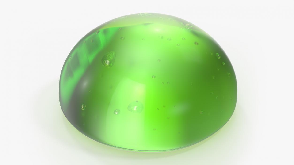 Green Gel Drop 3D model