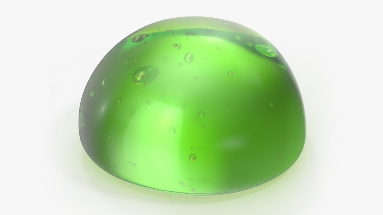 Green Gel Drop 3D model