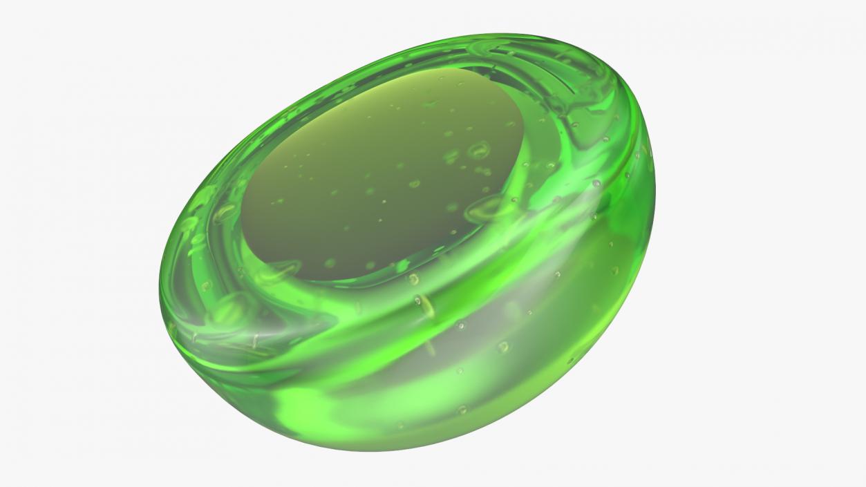 Green Gel Drop 3D model