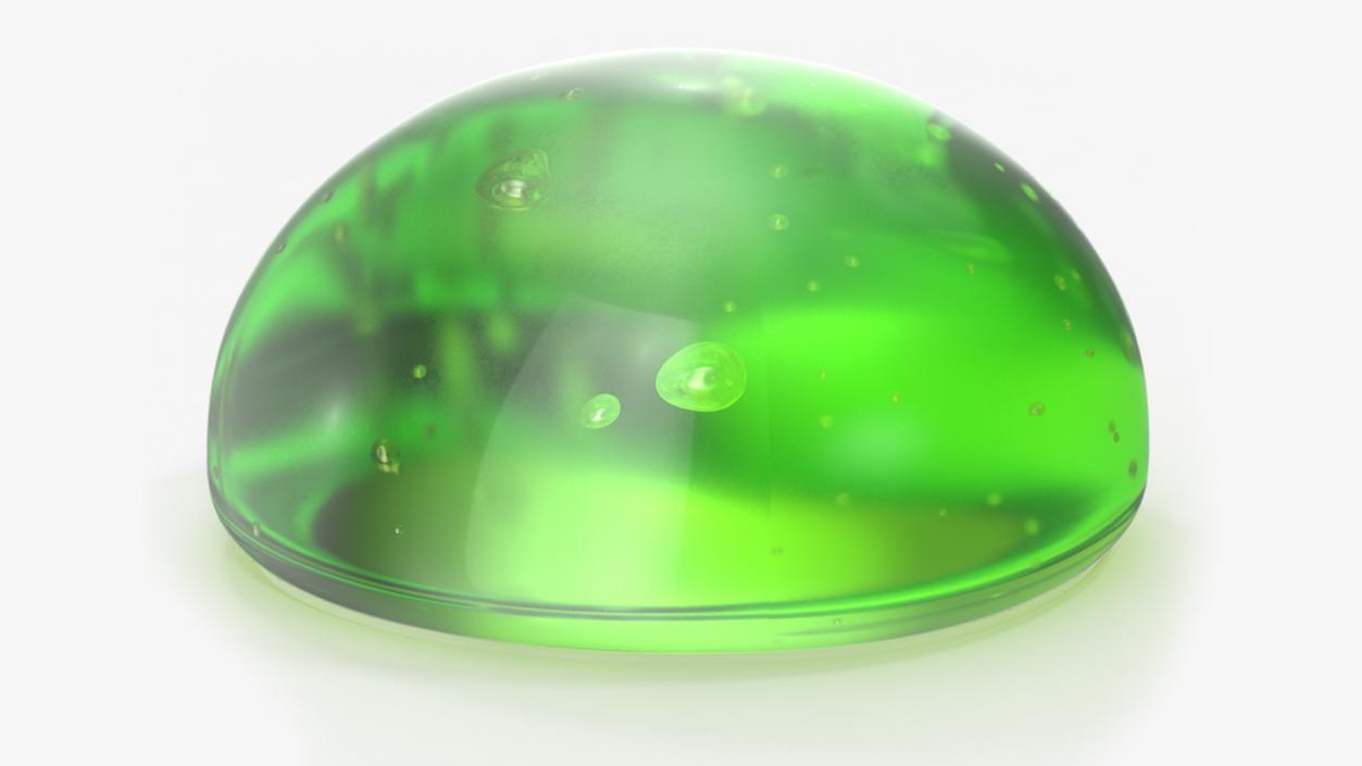 Green Gel Drop 3D model