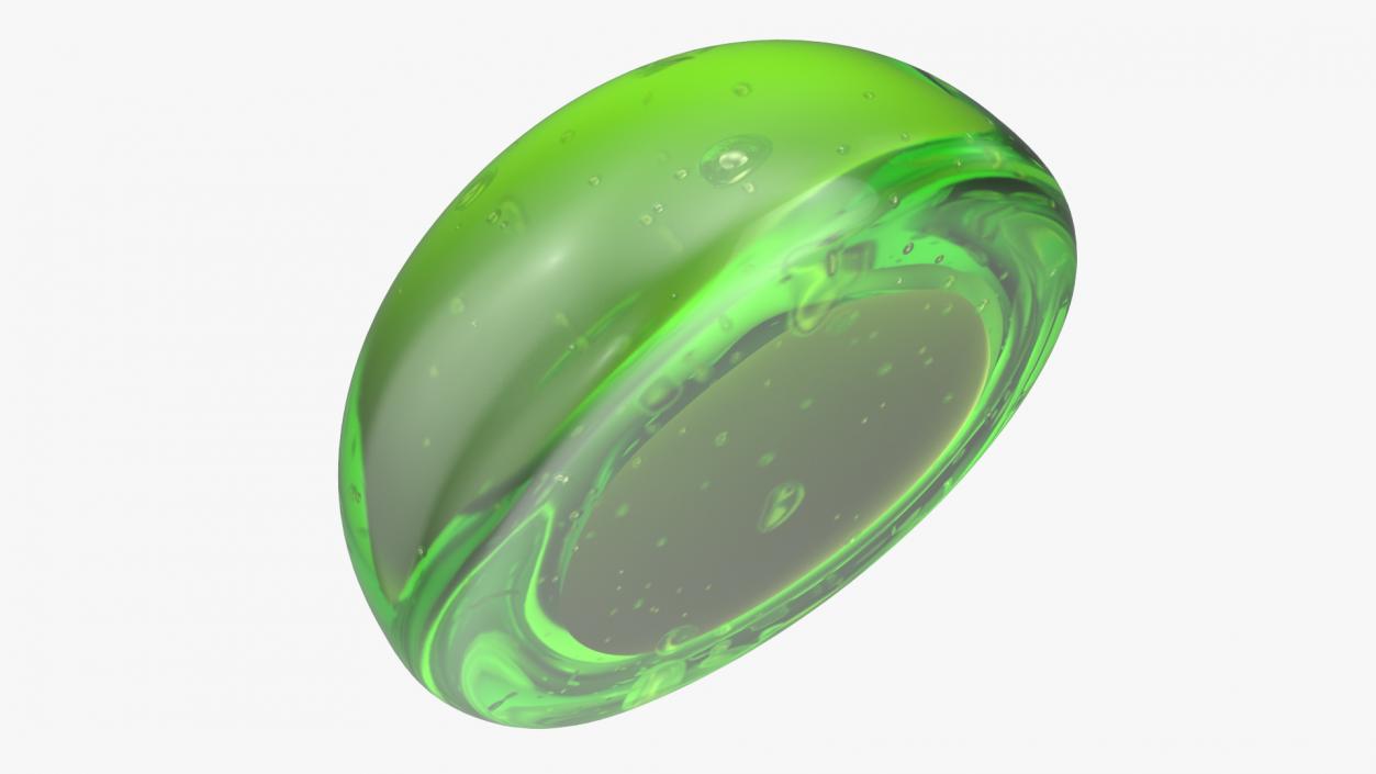 Green Gel Drop 3D model