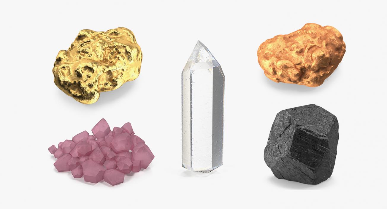 3D Minerals Collection 3