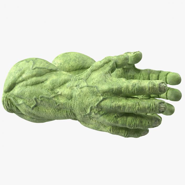 3D Hulk Hands Rigged for Maya