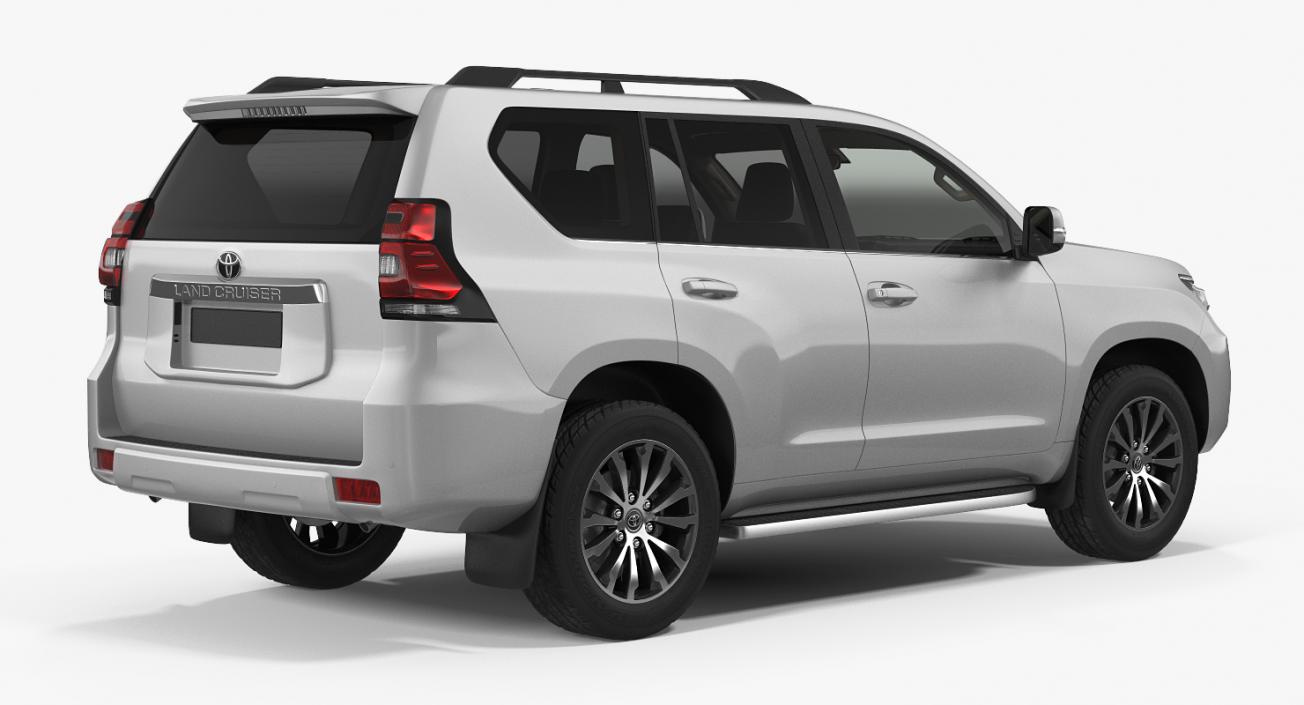 Toyota Prado 2018 Rigged 3D model