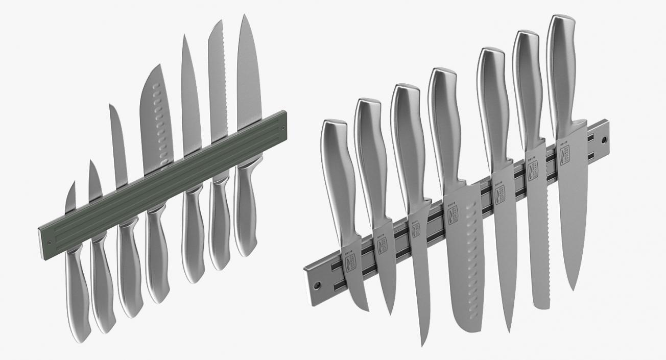 3D Knife Blocks Collection model