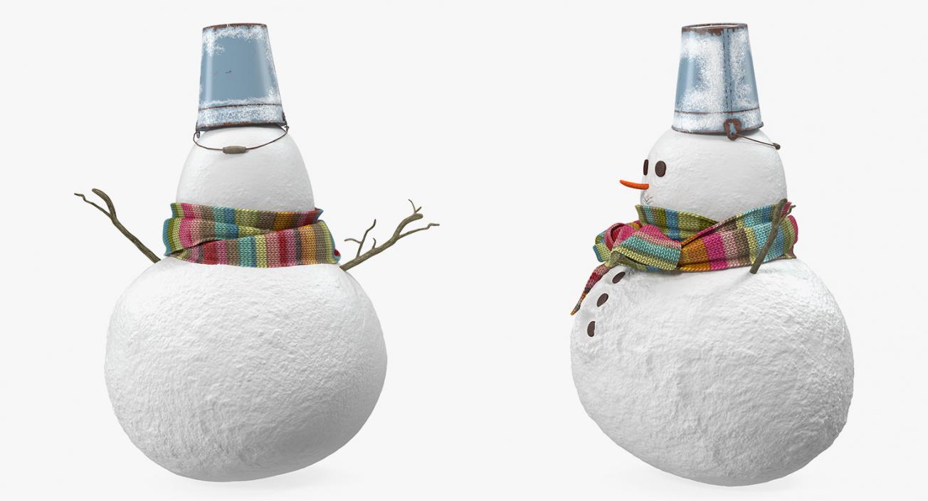 Snowmans 3D Models Collection 3D model