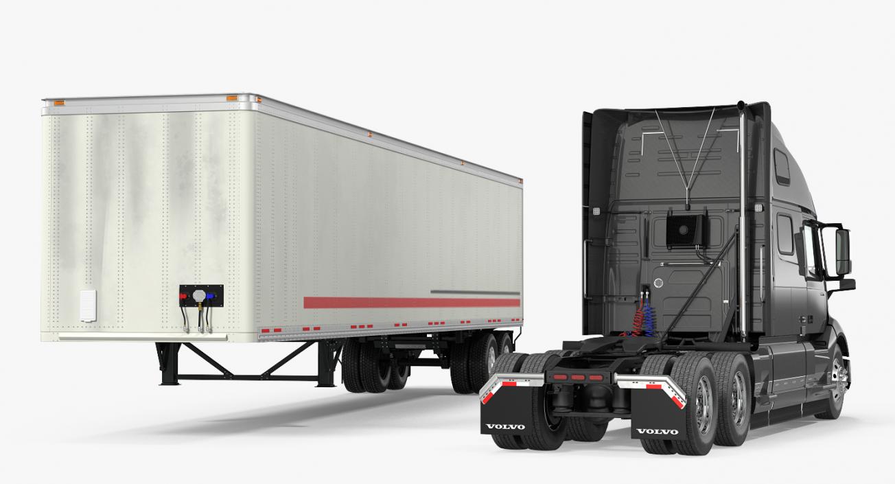 3D Cargo Trucks Collection model