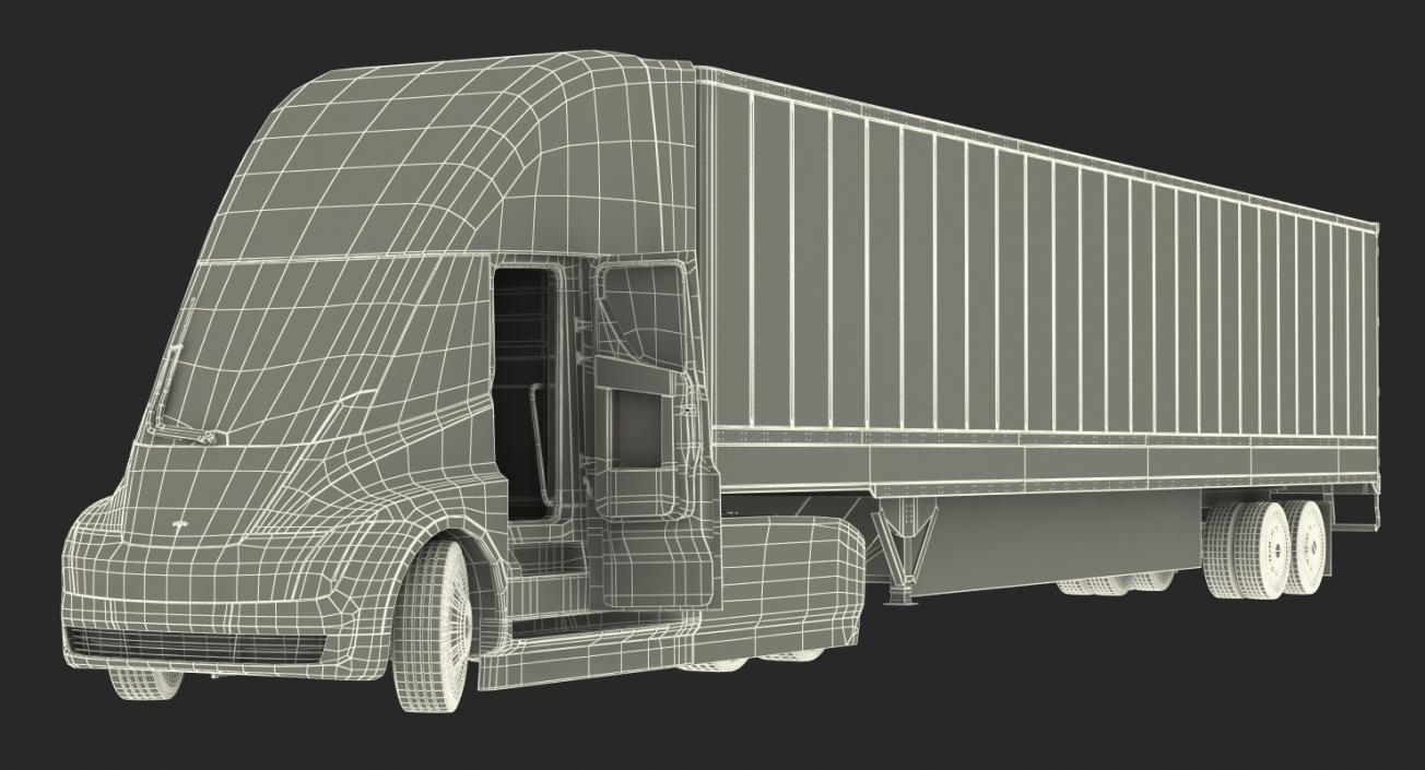 3D Cargo Trucks Collection model