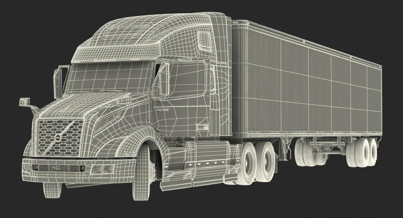 3D Cargo Trucks Collection model