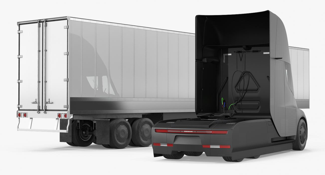 3D Cargo Trucks Collection model