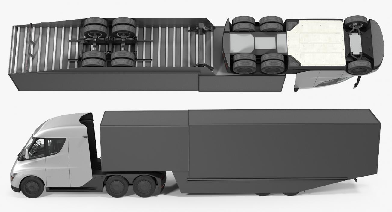 3D Cargo Trucks Collection model