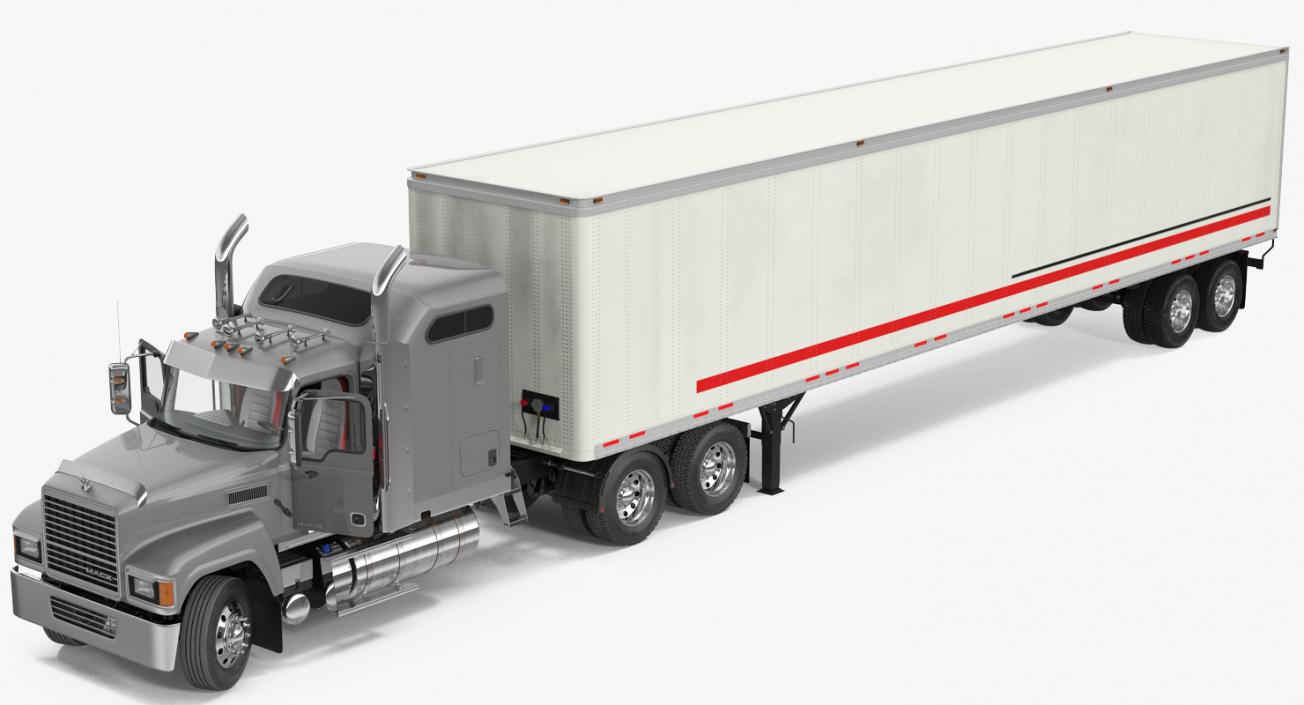 3D Cargo Trucks Collection model