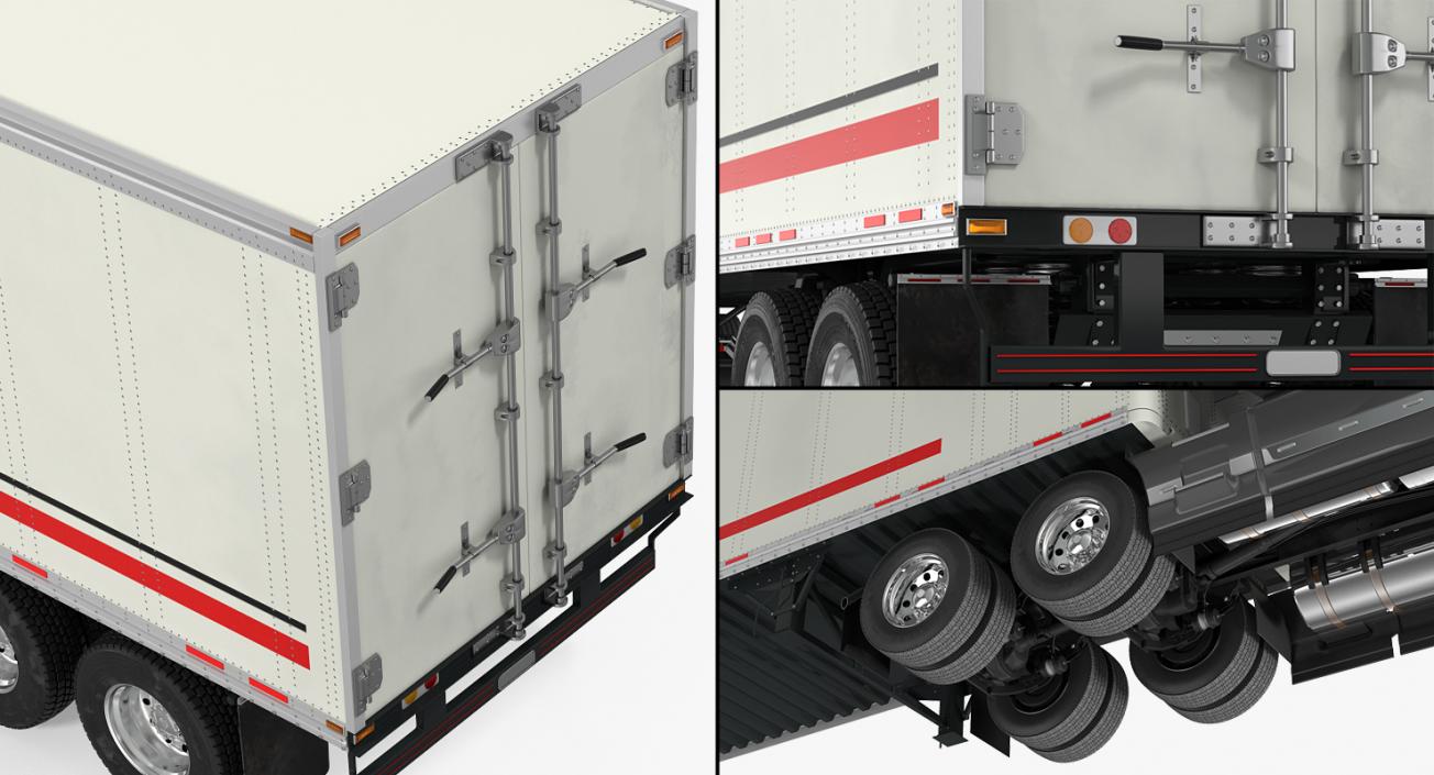 3D Cargo Trucks Collection model